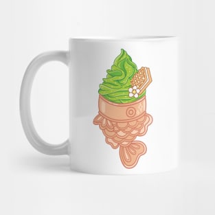 Cute Taiyaki Ice Cream Mug